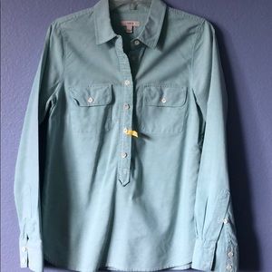 J. Crew popover shirt